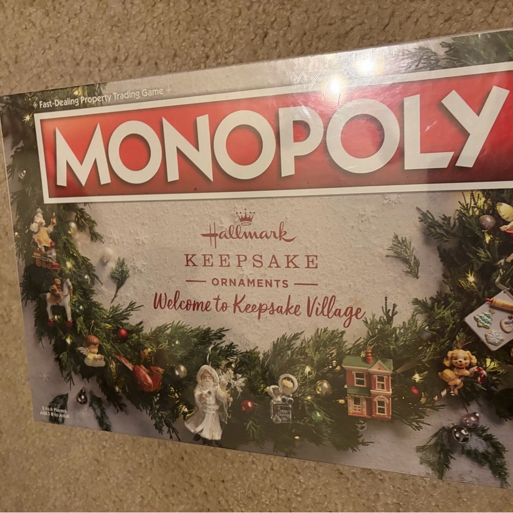 Hallmark Monopoly Keepsake Ornaments - Festive Holiday Edition